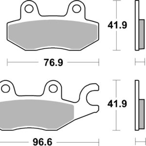 Pastillas de freno BREMBO carretera sinterizadas - 07KA31SA