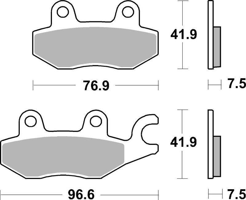 Pastillas de freno BREMBO carretera sinterizadas - 07KA31SA