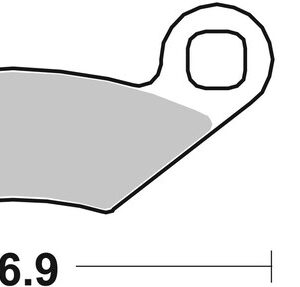 Pastillas de freno orgánicas Brembo 07PO0106