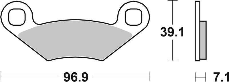 Pastillas de freno sinterizadas de competición Brembo 07PO01SX
