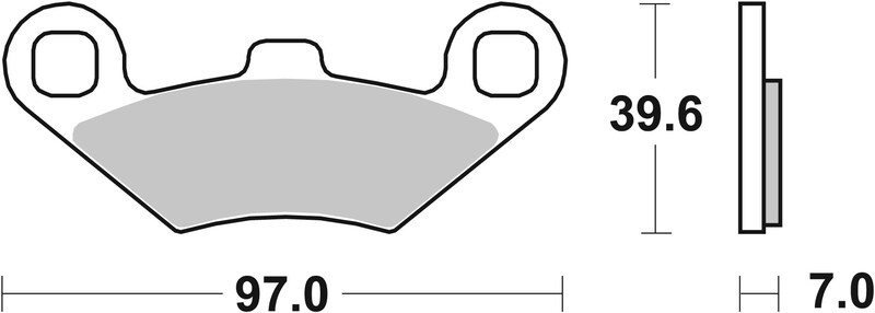 Pastillas de freno sinterizadas Brembo 07PO02SD