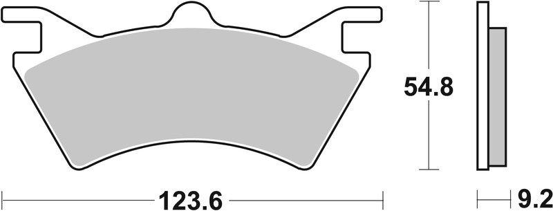 Pastillas de freno sinterizadas de competición Brembo 07PO05SX