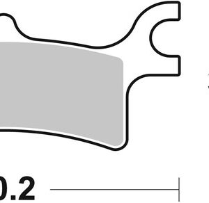 Pastillas de freno sinterizadas de competición Brembo 07PO06SX