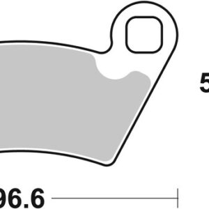 Pastillas de freno sinterizadas Brembo 07PO07SD