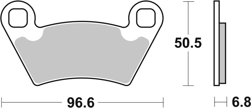 Pastillas de freno sinterizadas Brembo 07PO07SD