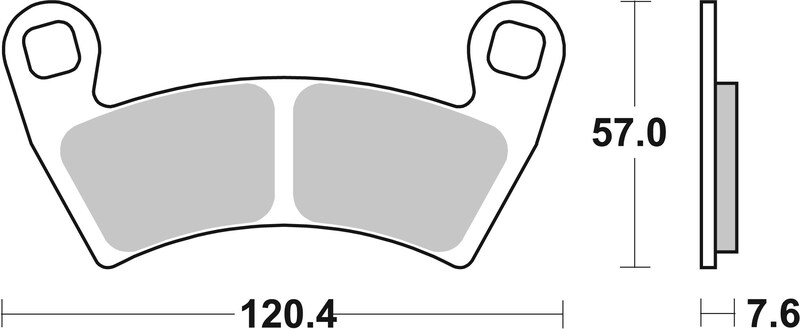 Pastillas de freno sinterizadas Brembo 07PO10SD