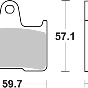 Pastillas de freno sinterizadas Brembo 07SU25SP
