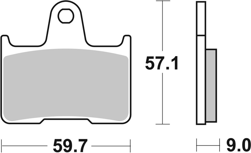 Pastillas de freno sinterizadas Brembo 07SU25SP