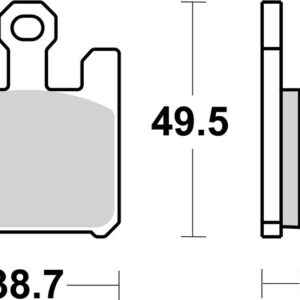 Pastillas de freno sinterizadas Brembo 07SU26LA