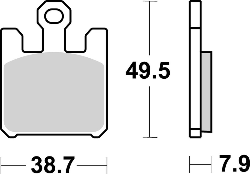 Pastillas de freno sinterizadas Brembo 07SU26LA