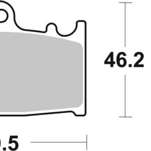 Pastillas de freno sinterizadas Brembo 07SU30SP