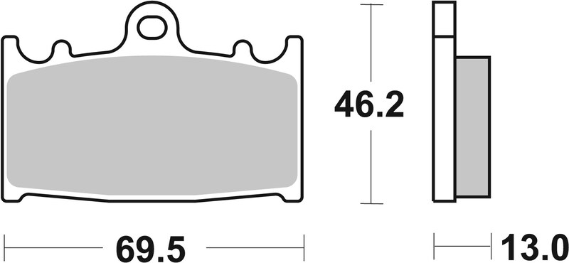 Pastillas de freno sinterizadas Brembo 07SU30SP