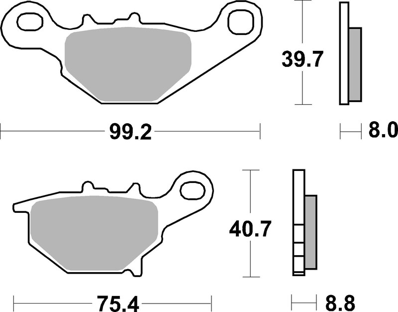 Pastillas de freno sinterizadas Brembo 07SU31SD