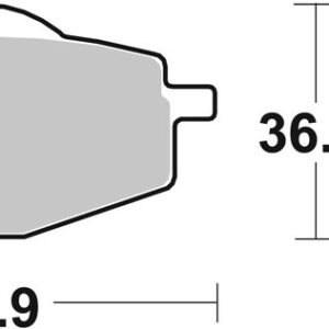 Pastillas de freno sinterizadas de competición Brembo 07YA14SX
