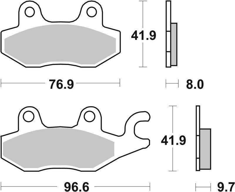 Pastillas de freno sinterizadas Brembo 07YA20SP