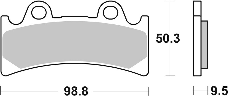Pastillas de freno sinterizadas racing BREMBO 07YA32SR
