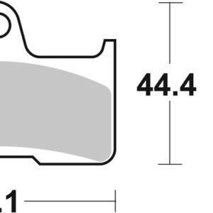 Pastillas de freno sinterizadas Brembo 07YA45SD