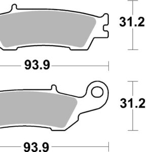 Pastillas de freno sinterizadas Brembo 07YA47SD