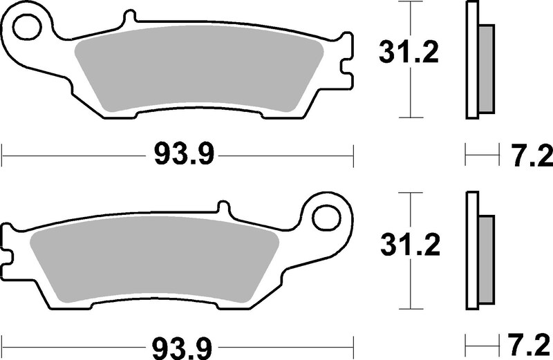 Pastillas de freno sinterizadas de competición Brembo 07YA47SX