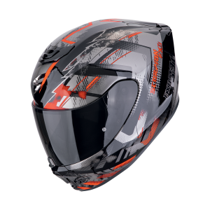 SCORPION EXO-391 CLUTTER Negro-rojo