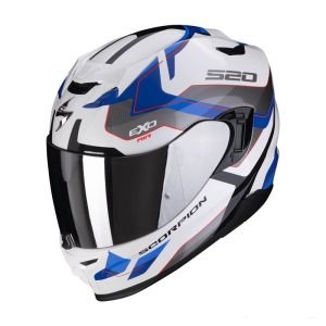 SCORPION EXO-520 ELAN Blanco-Azul