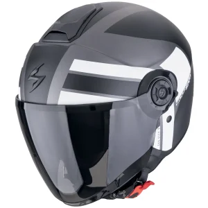 SCORPION EXO-CITY II BLUR Plata Mate/Negro/Blanco