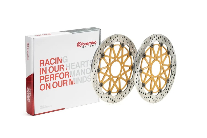 Juego de discos de freno BREMBO UPGRADE Supersport redondo flotante - pareja