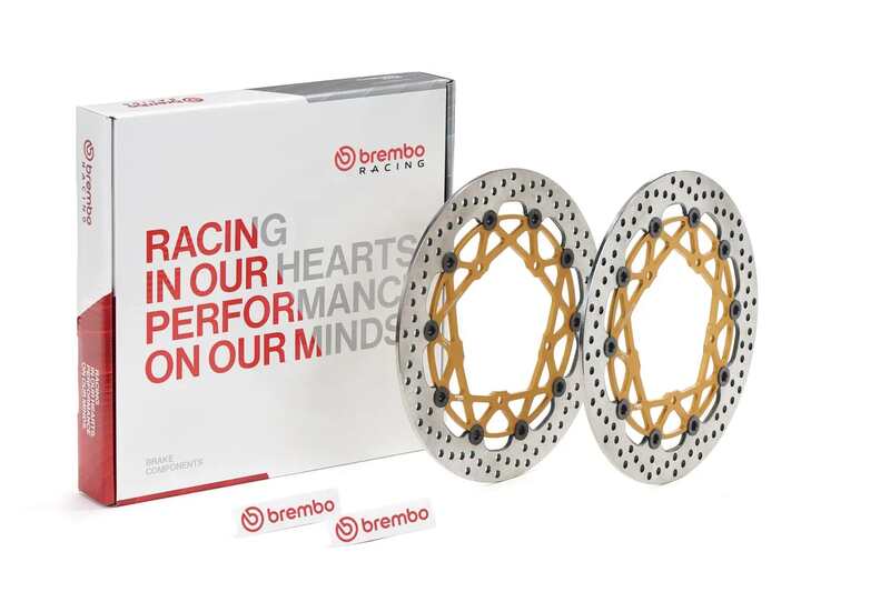 Juego de discos de freno BREMBO UPGRADE Supersport redondo flotante - pareja