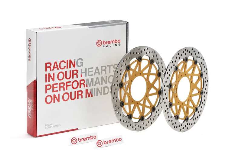 Juego de discos de freno BREMBO UPGRADE Supersport redondo flotante - pareja