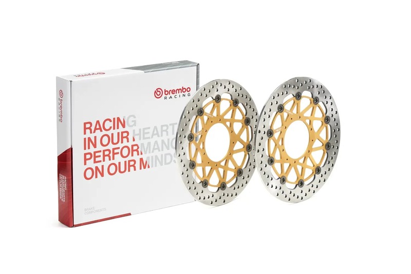 Juego de discos de freno BREMBO UPGRADE Supersport redondo flotante - pareja