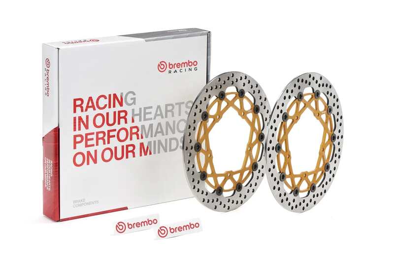 Juego de discos de freno BREMBO UPGRADE Supersport redondo flotante - pareja