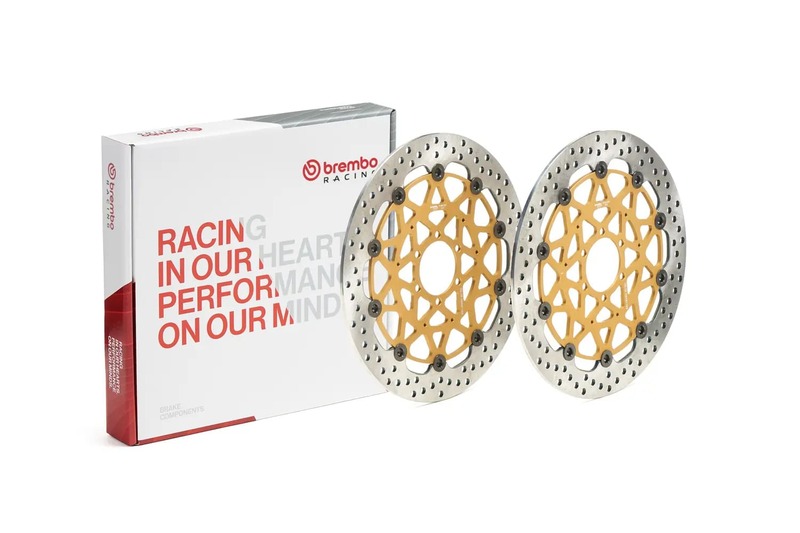 Juego de discos de freno BREMBO UPGRADE Supersport redondo flotante - pareja