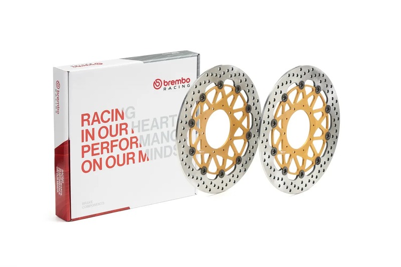 Juego de discos de freno BREMBO UPGRADE Supersport redondo flotante - pareja