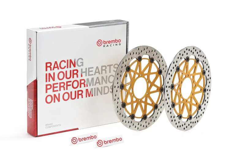 Juego de discos de freno BREMBO UPGRADE Supersport redondo flotante - pareja
