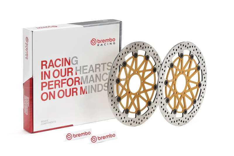 Juego de discos de freno BREMBO UPGRADE Supersport redondo flotante - pareja
