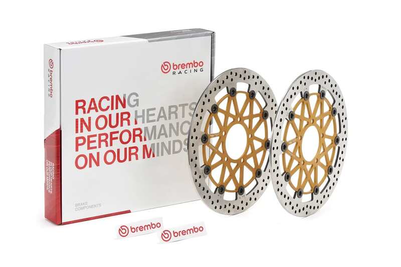 Juego de discos de freno BREMBO UPGRADE Supersport redondo flotante - pareja