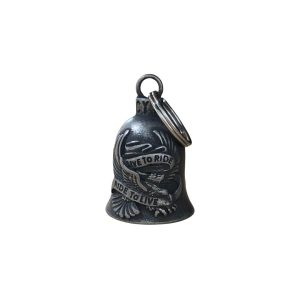 Campana motera Guardian Bell "Live to Ride" Vintage MOCYBELL