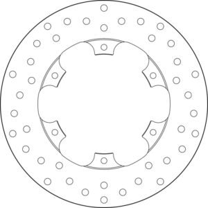 Disco de freno BREMBO Serie Oro redondo fijo