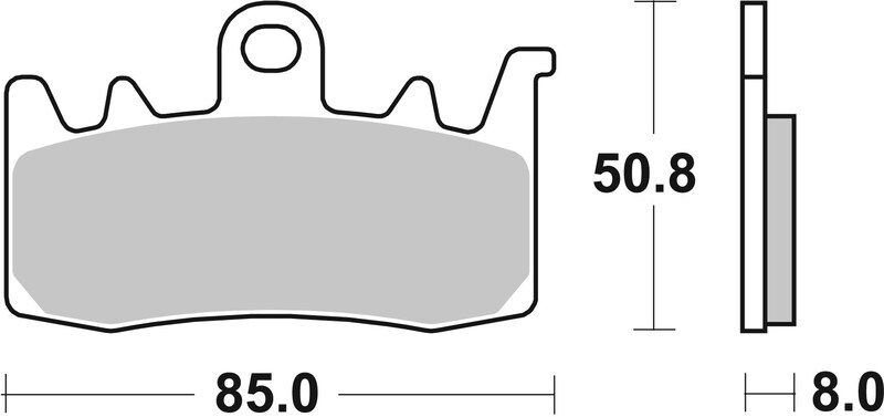 Pastillas de freno sinterizadas Brembo 07BB38SA