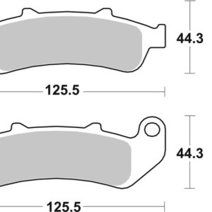Pastillas de freno orgánicas Brembo 07HO3907