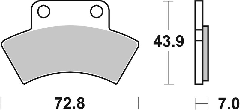 Pastillas de freno sinterizadas Brembo 07PO03SD