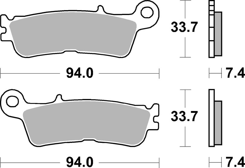 Pastillas de freno sinterizadas BREMBO Off-Road - 07YA55SX