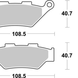 Pastillas de freno BREMBO sinterizadas - 07KS07SA