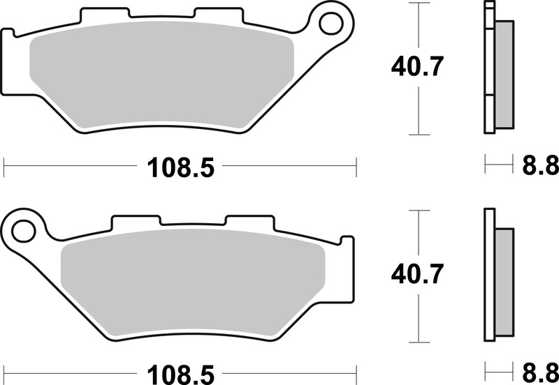 Pastillas de freno BREMBO sinterizadas - 07KS07SA