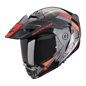 SCORPION ADX-2 GALANE Plata-Negro-Rojo
