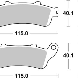 Pastillas de freno sinterizadas Brembo 07034XS
