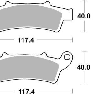 Pastillas de freno sinterizadas Brembo 07045XS