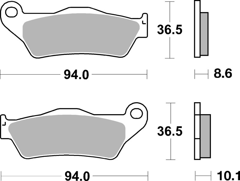 Pastillas de freno sinterizadas Brembo 07BB28SP