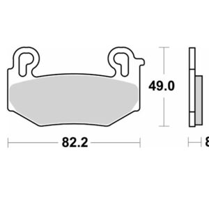 Pastillas de freno sinterizadas Brembo - 07BB42LA