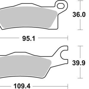Pastillas de freno BREMBO Off-Road sinterizadas - 07GR27SX
